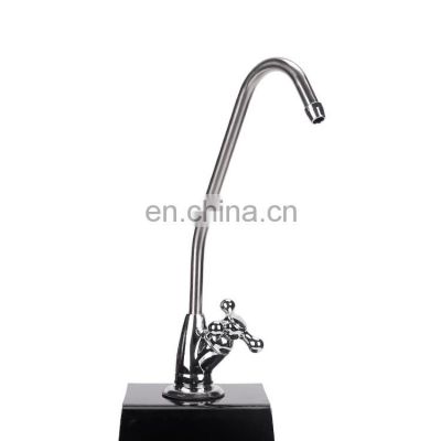 swan neck tap water filter purifier tap nsf brass water filter faucet chrome for ro system