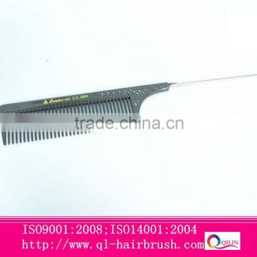 professional stainless steel tail comb