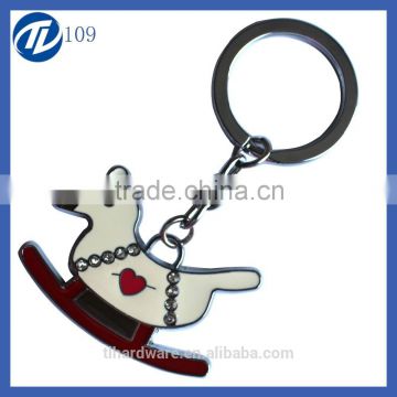 metal horse shaped keychain