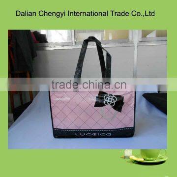 Chic trendy pink enviromental minimalist PP bags