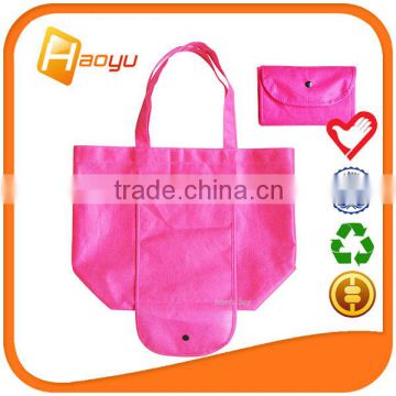 Customized foldable non wovenn designer bag with logo
