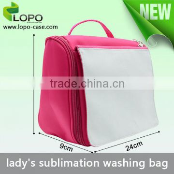 Latest new lady's sublimation wash bag