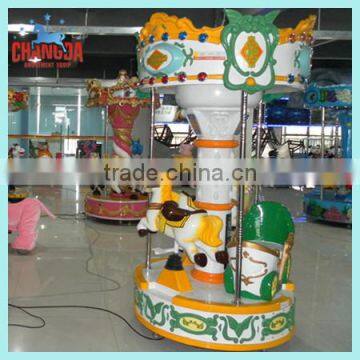 Attractions kiddie rides swing machine small carousel for sale