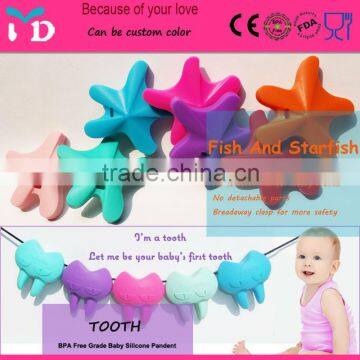 Silicone Pendant Teether/Baby Silicone Teether/Water Filled Teether