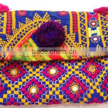 Girl's Banjara Clutch bag, Vintage Clutch, Trendy Clutch bag, Bohemian Clutch, Sling Purse, Embroidery Clutch