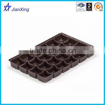 Eco-friendly plastic blister chocolate packaging tray