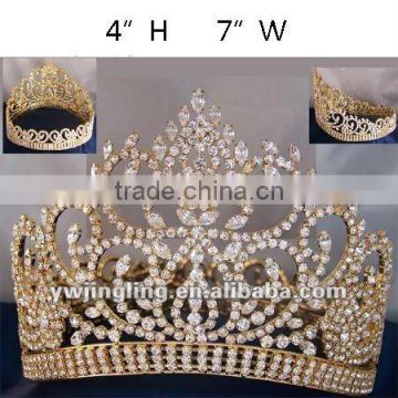 gold pageant crown
