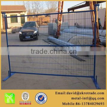 Canada type temporary removable fence