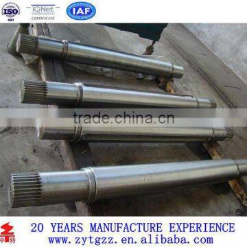 spline shaft for wind power