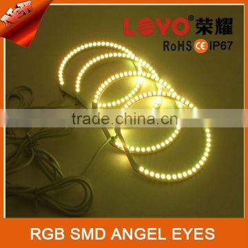 Color Changing RGB SMD angel eyes full rings headlight 5050 RGB SMD angel eyes