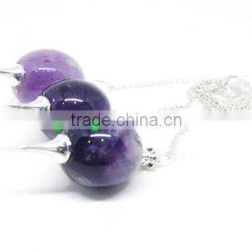 Amethyst Dowsing Ball Pendulum : Pendulum Wholesaler