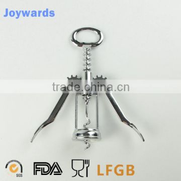 hot sale silver zine alloy wine opener corkscrew