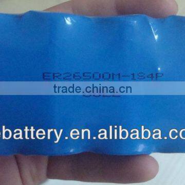 C ER26500 3.6V 26000mah high capacity battery pack