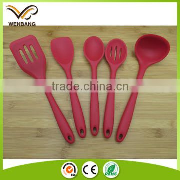 Amazon best selling red silicone food grade cookwares