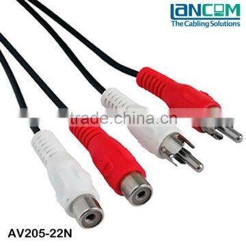 LC 2C Different Length Lower Price High Speed RCA Analog Audio Cable 30cm M/F