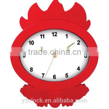 2014 NEW YINGZI plastic wall clock