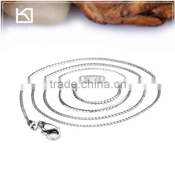 Stainless steel link chain fashion jewelry charm necklace wholesale