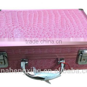 HX-S7710 crocodile Pink aluminum tool cases