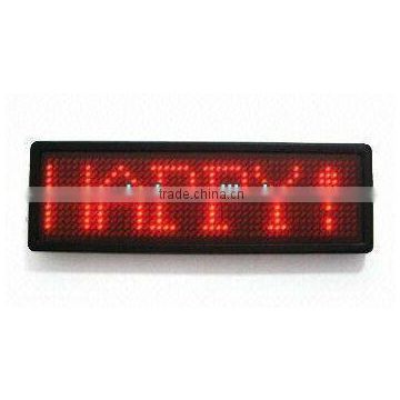 alibaba express china innovative product textile rechargeable electronic plastic magnetic led name board