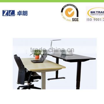 Electric office desk sit to stand with height adjust