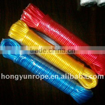 colored clother line rope