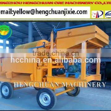 The new custom Hengchuan Mobile Gold Mining Trommel Machine