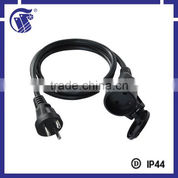 industrial equippment CEE male connector 3 pin plug european standard extension cord