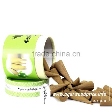 Nhang Thien JSC - Vietnam High Quality Agarwood Incense Cones - No aroma and chemical added - Big Cones Size