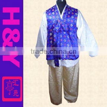 blue silk japanese style Kimono Long Sleeve 2012