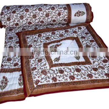 Buy Online High Quality Indian Cotton Quilts - Jaipuri Razaai