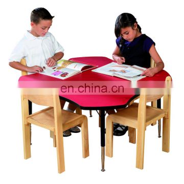 Unique design kindergarten furniture widely used preschool classroom furniture bentwood tables and chairs sets for kids