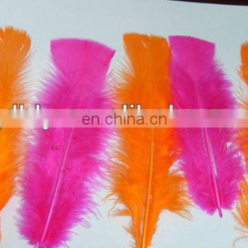 colorful goose down feather for decoration