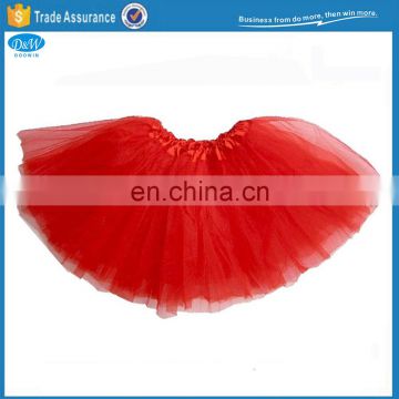 Wholesale Fluffy Red Color Childred Ballet Tutu Skirts