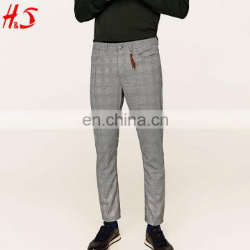 China Supplier Wholesale Custom Handsome Slim Fit Mens Trousers