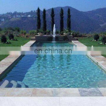 golden limestone swimming pool coping stones