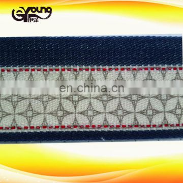 Custom embroidered jacquard ribbon for national ribbon