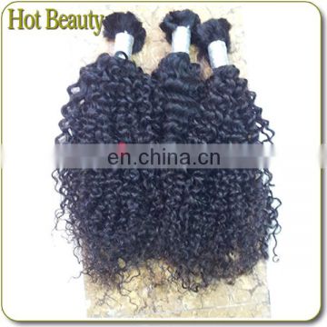 Wholesale afro kinky curly brazilian braiding hair curly