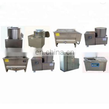 Hot sale potato chips making machine frozen french fries machinery industrial frozen french fries production line