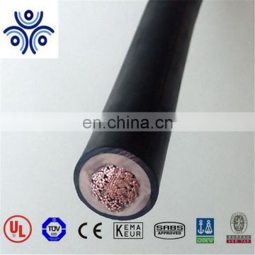 UL standard 2KV tinned copper conductor EPR insulation CPE sheath cable 1/0 2/0 3/0 4/0 AWG DLO cable