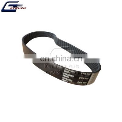 Multiribbed Belt Oem 8PK830 20430363 20708127 for VL FH FM FMX NH Truck Rubber V-Ribbed Belt