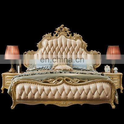 European bedroom sets queen king size bed room furniture luxury camas home frame wood beds