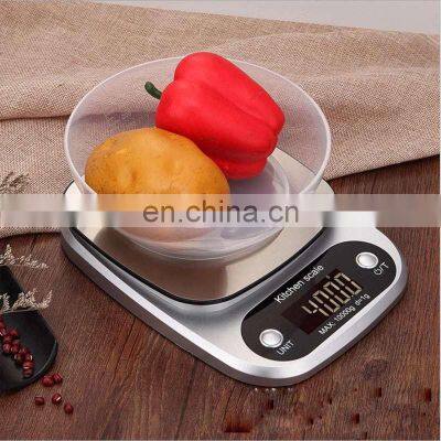 2021 Factory Supply Latest Small Stainless Steel Weighing Digital Food Kitchen Scale