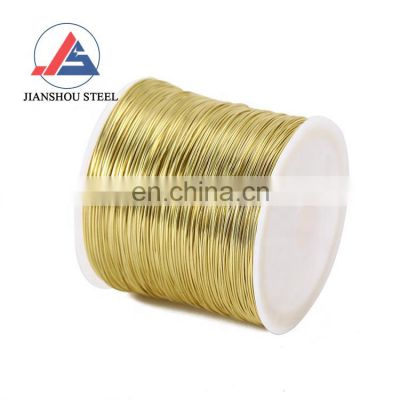 High Quality C3604 C3603 brass wire rod 0.1mm 0.2mm diameter round brass wire for welding