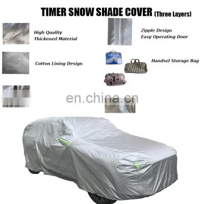 HFTM waterproof and heat resistant ultra-lite PEVA material 100% fitment heated car cover for HONDA  CRV different lock design