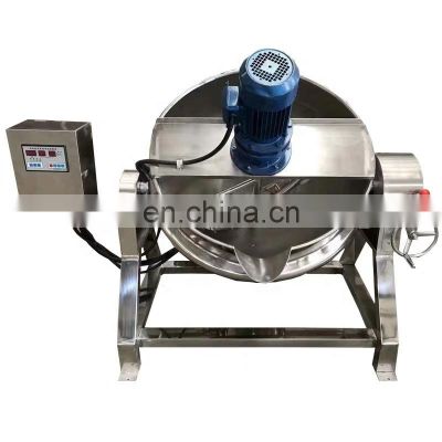 large industrial Electric /gas Cooking Kettle with Scratching Agitator with best price