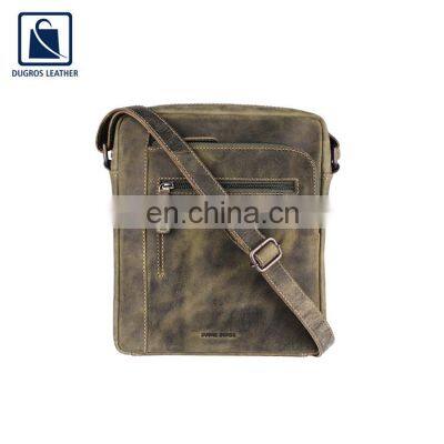 Manufacturer of High Quality Modern Design Stylish Genuine Leather Side Bag