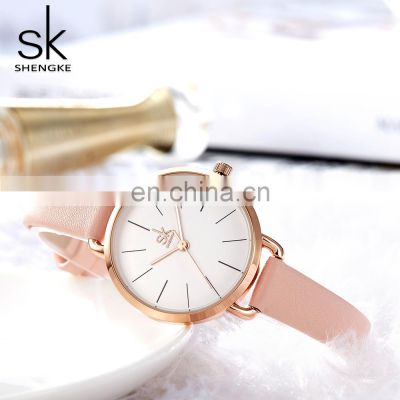 SHENGKE Young Girls Handwatch Younth Minimalist Wrist Watchs Valentine's Gift Wristwatch Classic Watches K8021