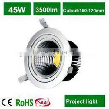 Dimmable LED Spotlight COB LED 45W Qualified hk led light