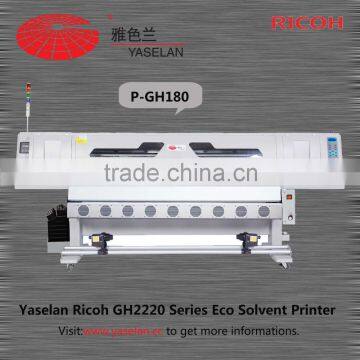 Yaselan Ricoh GH2220 large format printer 1.8m Eco Solvent Printer                        
                                                Quality Choice