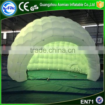 guangzhou pvc tent for camping inflatable dome tent